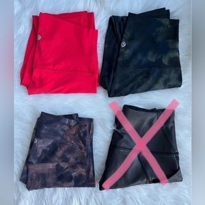 Nwt/nwot Lululemon bundle of 4 align in sz 4